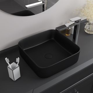 Раковина IDDIS Bridge 40см чёрный матовый BRIBM04i27